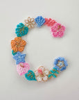 Floral & Shell Letter patch