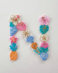 Floral & Shell Letter patch