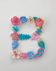 Floral & Shell Letter patch