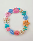 Floral & Shell Letter patch
