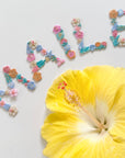 Floral & Shell Letter patch