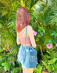 Round bottom tote w/ Inner bag