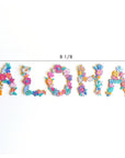 ALOHA embroidered Iron-on/Sticker