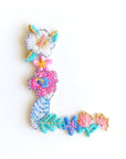 ALOHA embroidered Iron-on/Sticker