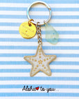 Starfish Bag/Key charm