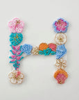 Floral & Shell Letter patch