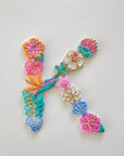 Floral & Shell Letter patch