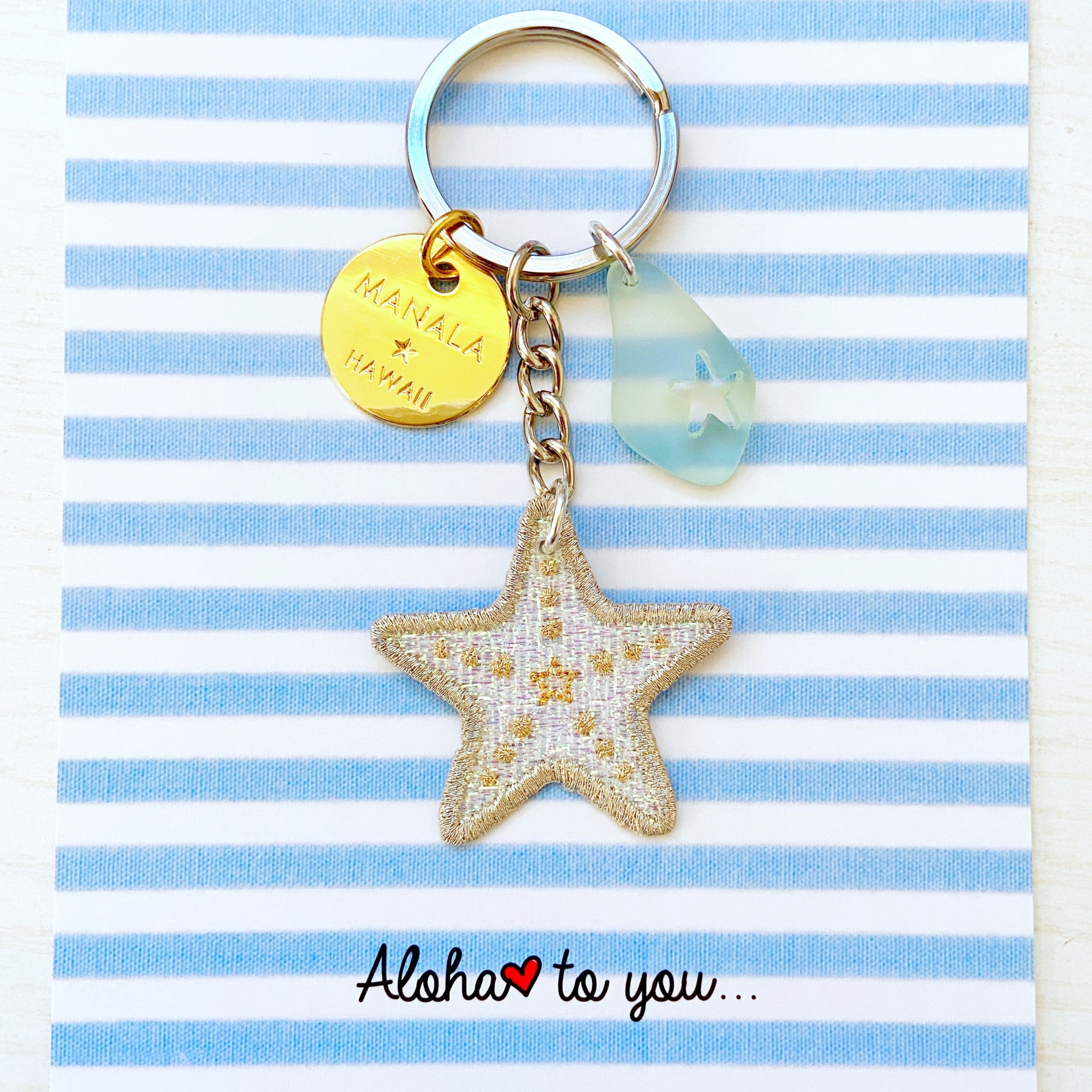 Starfish Bag/Key charm