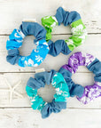 Hawaiian Fabric Scrunchie